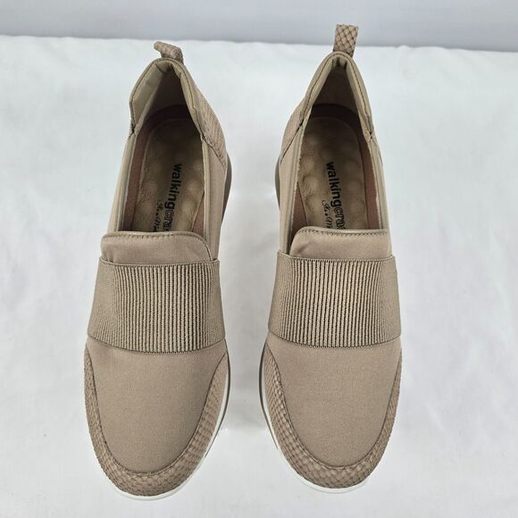 Walking Cradles Sneakers Women's 7.5 M Slip On Dakota Light Taupe W-143403 NIB - Picture 10 of 15